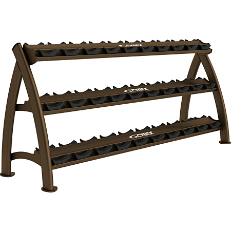 Cybex Three Tier Dumbbell Rack 15 Pairs 3 Cybex Three Tier Dumbbell Rack 15 Pairs