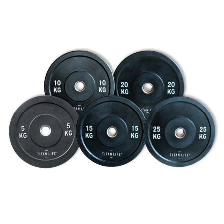 TITAN LIFE PRO Bumper Plate Rubber 5-25 Kg 3 TITAN LIFE PRO Bumper Plate Rubber 5-25 Kg
