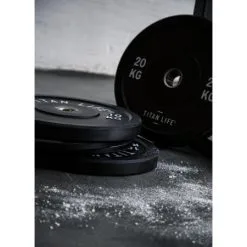 TITAN LIFE PRO Bumper Plate Rubber 5-25 Kg 10 TITAN LIFE PRO Bumper Plate Rubber 5-25 Kg -Fitness udstyr Butik livingsport 010684 4 1
