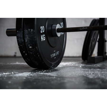 TITAN LIFE PRO Bumper Plate Rubber 5-25 Kg 6 TITAN LIFE PRO Bumper Plate Rubber 5-25 Kg - Billede 4